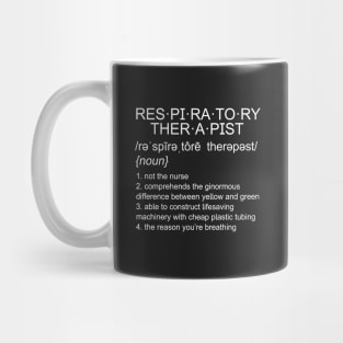 Respiratory Therapy Therapist Definition Mug